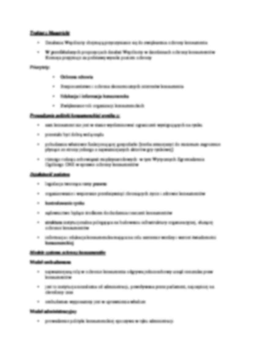 Ochrona interesów konsumenta- wykład 2 - strona 2