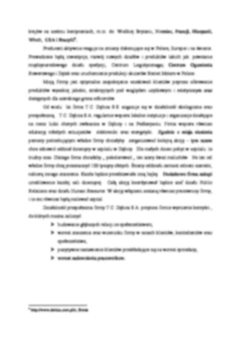 Społeczna odpowiedzialnośc biznesu - firma Dębica S.A. - praca zaliczeniowa, MWSE - strona 3