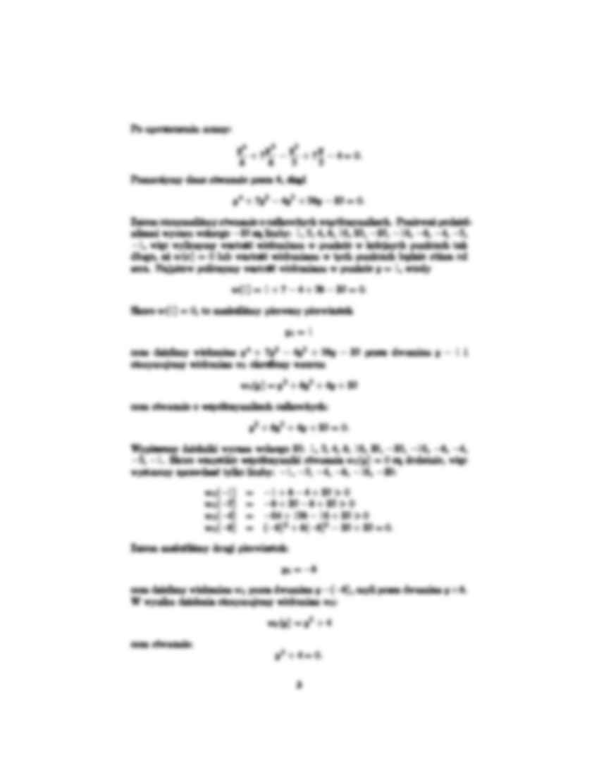 Wielomiany- opracowanie - strona 3