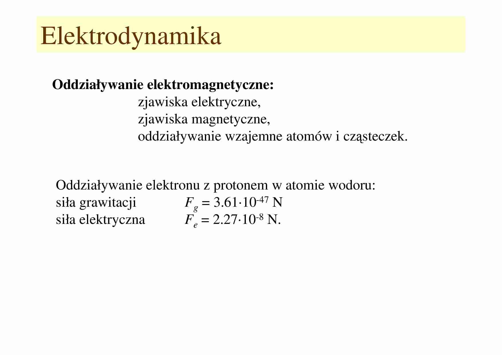 Elektrodynamika- wykład 7 - strona 1