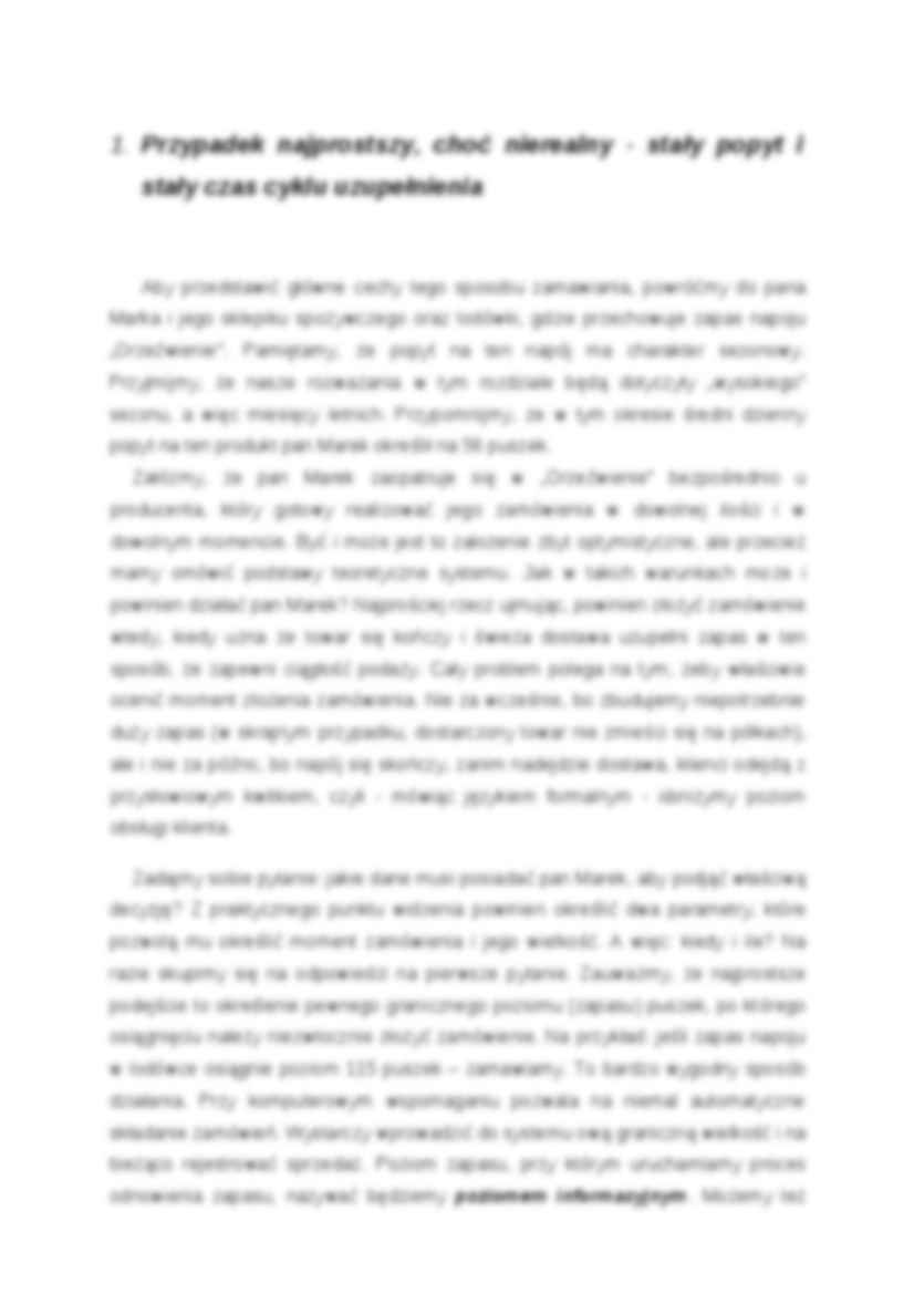 Odnawianie zapasów- opracowanie - strona 2