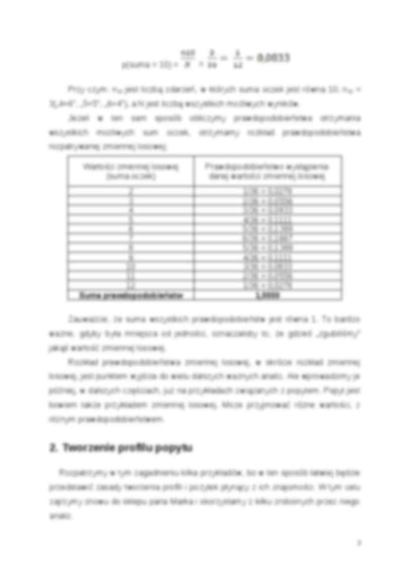 Profil popytu - rozkłady częstości występowania - strona 3