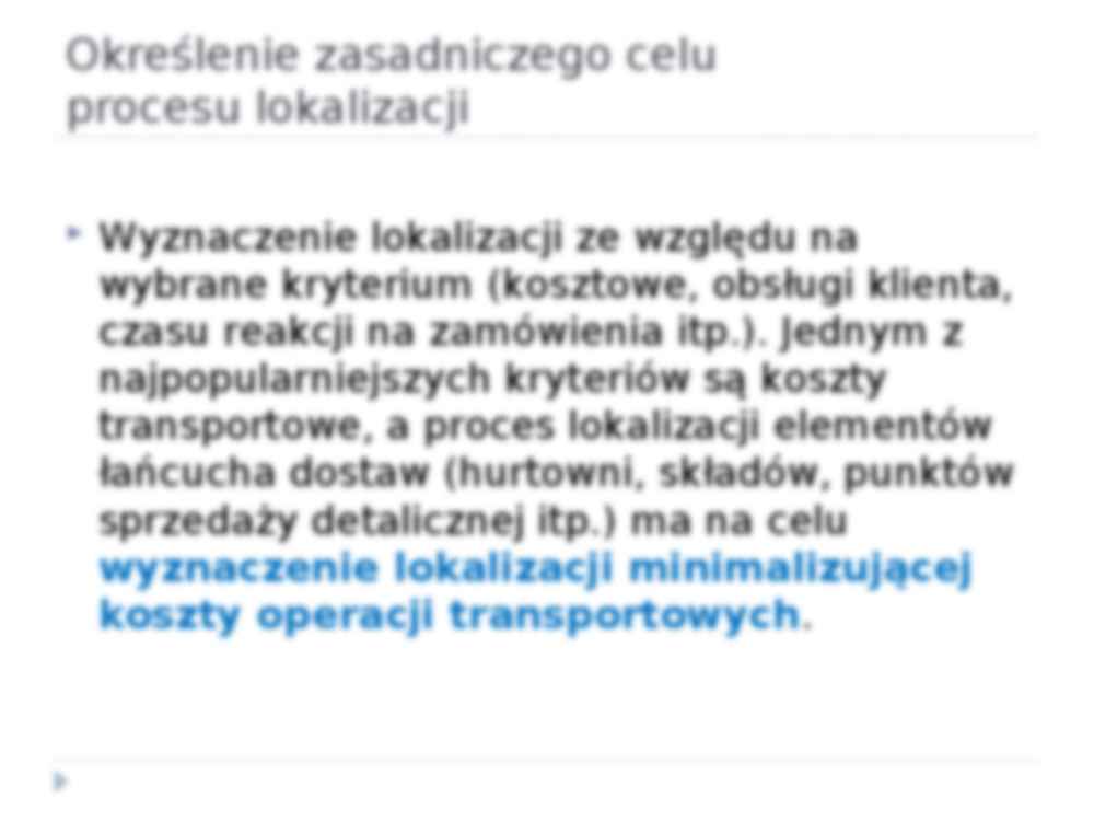 Infrastruktura logistyczna- wykład 1 - strona 3