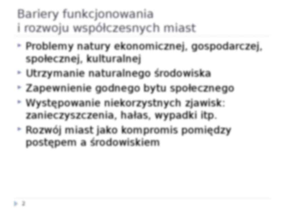 Logistyka miejska- wykład 2 - strona 2