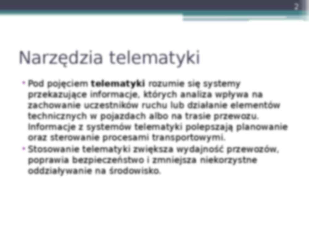 Logistyka miejska- wykład 8 - strona 2