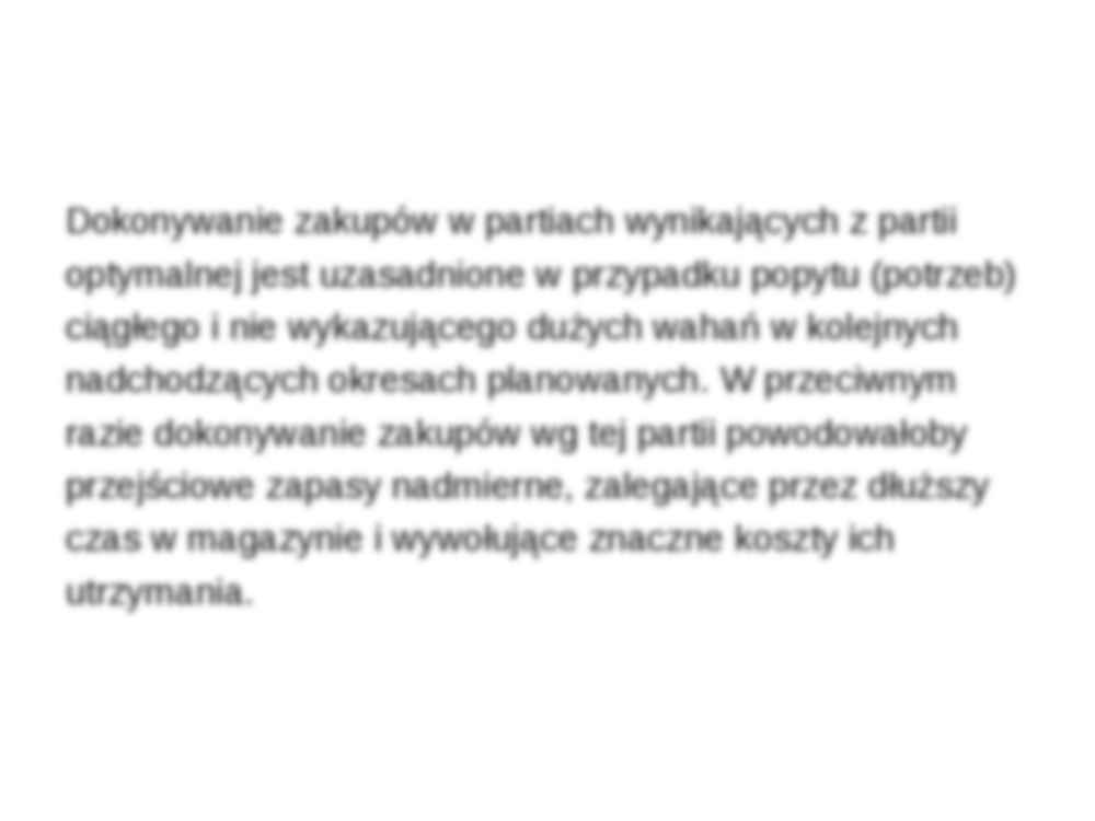 Logistyka zaopatrzenia- wykład 18a - strona 2