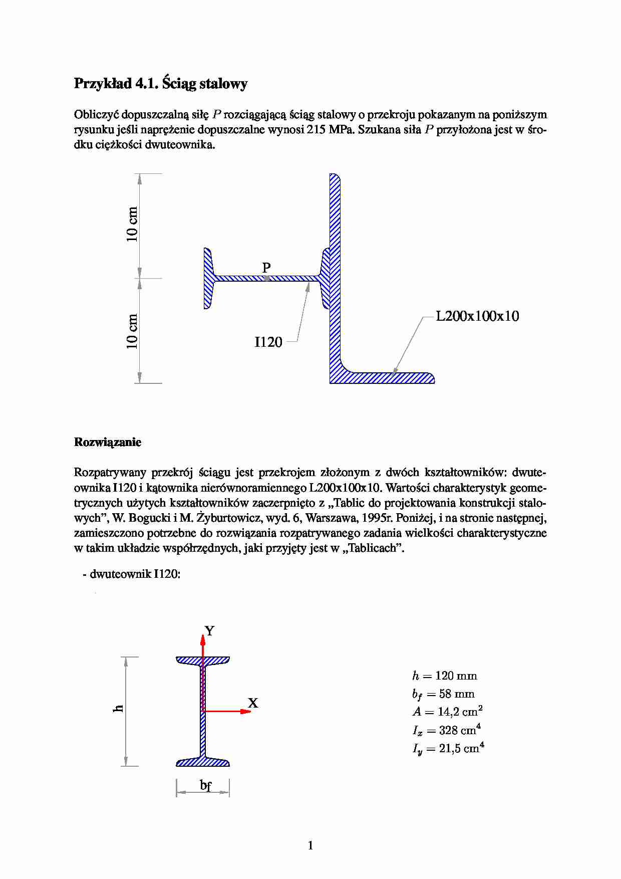 Sciag stalowy- opracowanie - strona 1