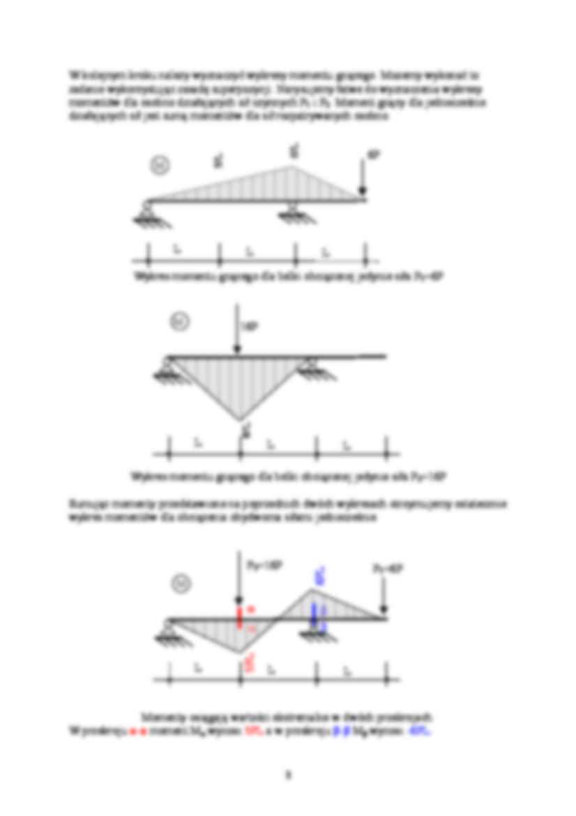 Projektowanie przekroju zginanego- opracowanie - strona 3
