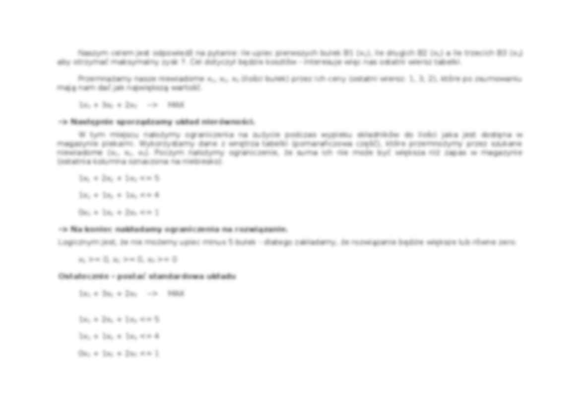 Metoda simpleks- opracowanie - strona 2