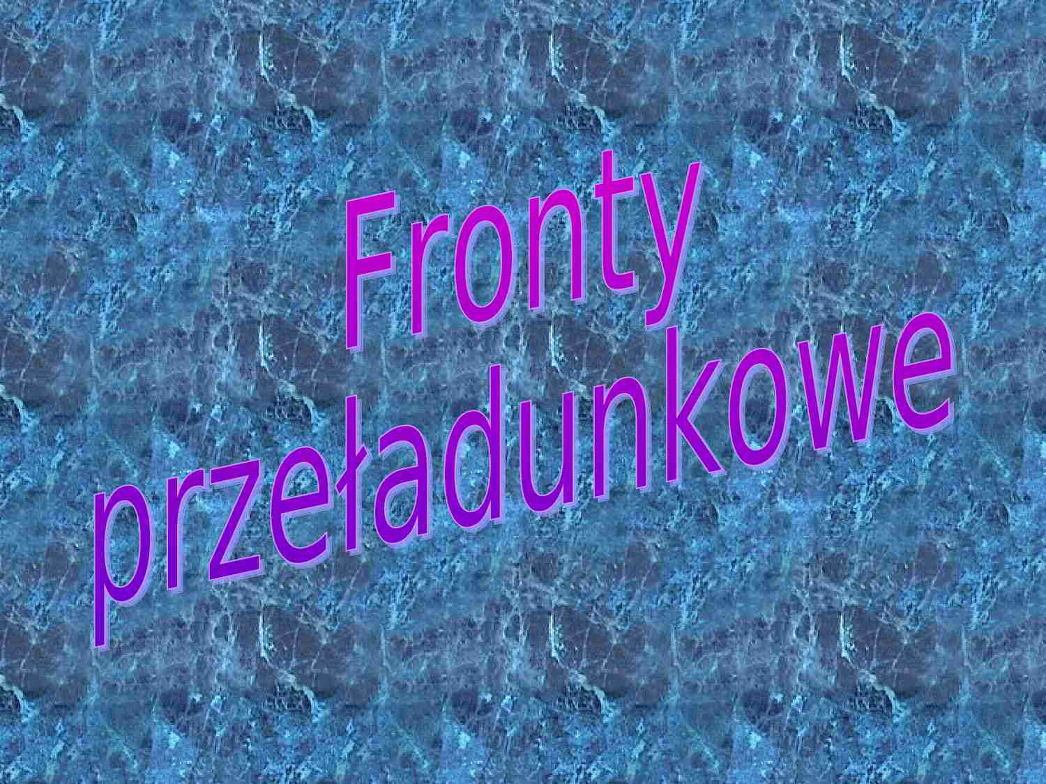 Fronty przeładunkowe- prezentacja - strona 1