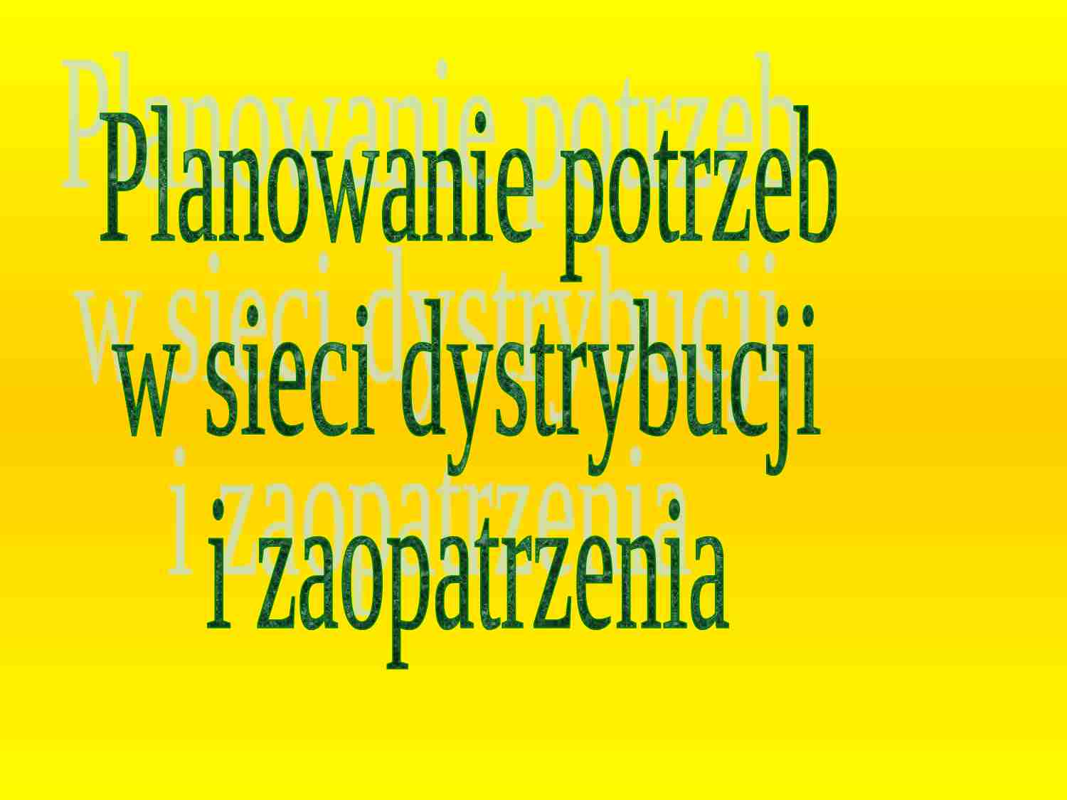 Planowanie i sterowanie produkcją- wykład 10 - strona 1