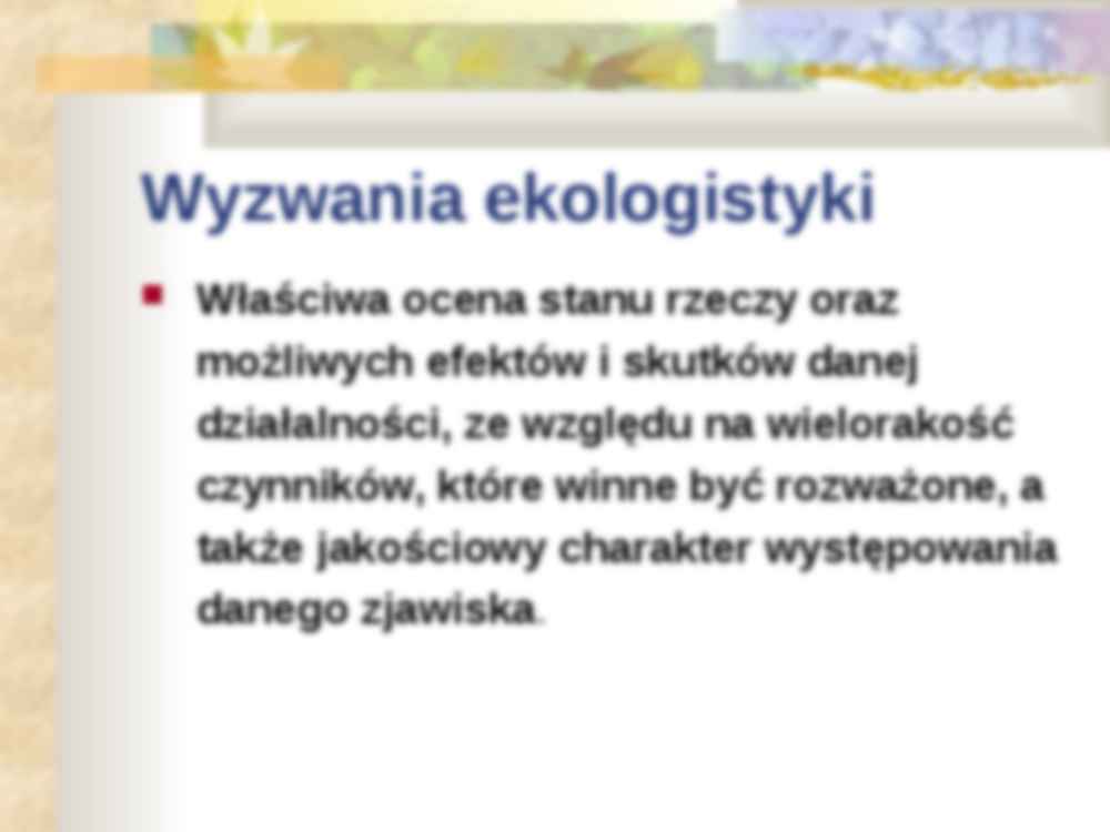 Ekologistyka- prezentacja - strona 3