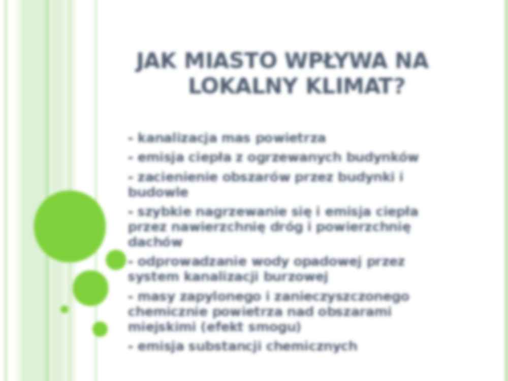 Ochrona srodowiska w gospodarce miejskiej- prezentacja - strona 2
