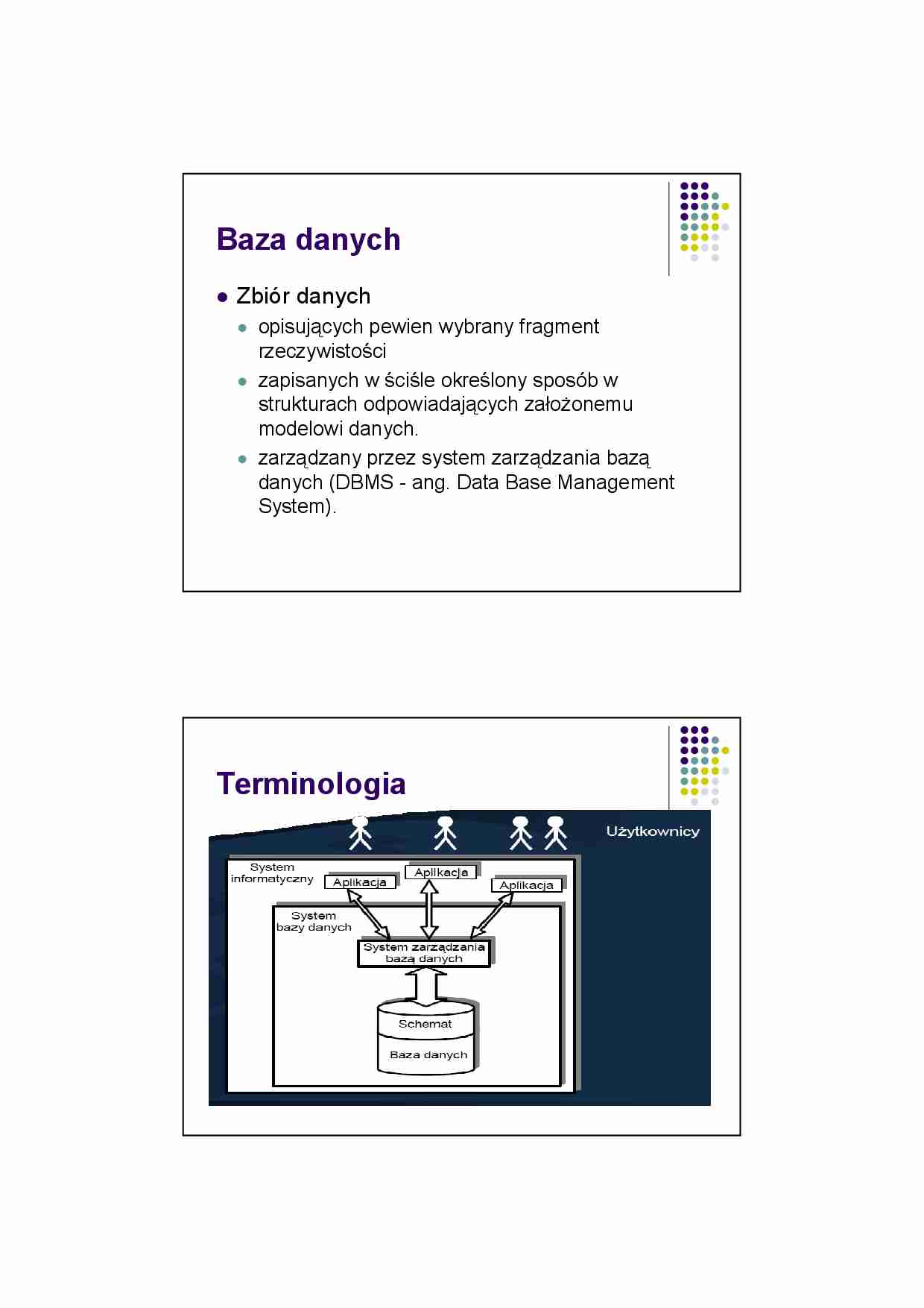 Bazy danych  - Wartość logiczna - strona 1