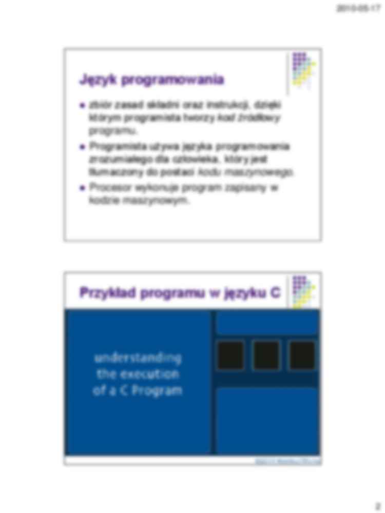 Języki programowania- opracowanie - strona 2