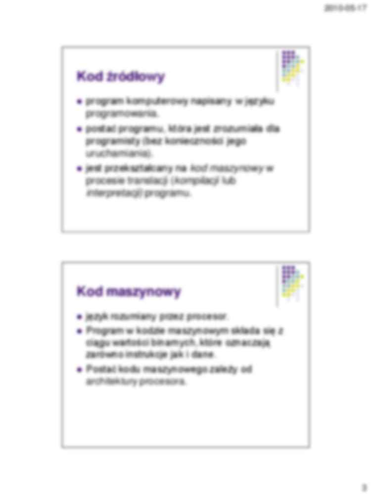 Języki programowania- opracowanie - strona 3
