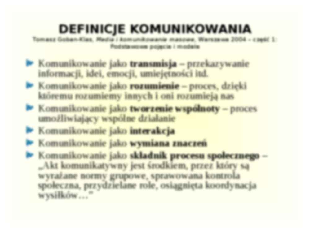 Nauka o komunikowaniu- wykład 2 - strona 2