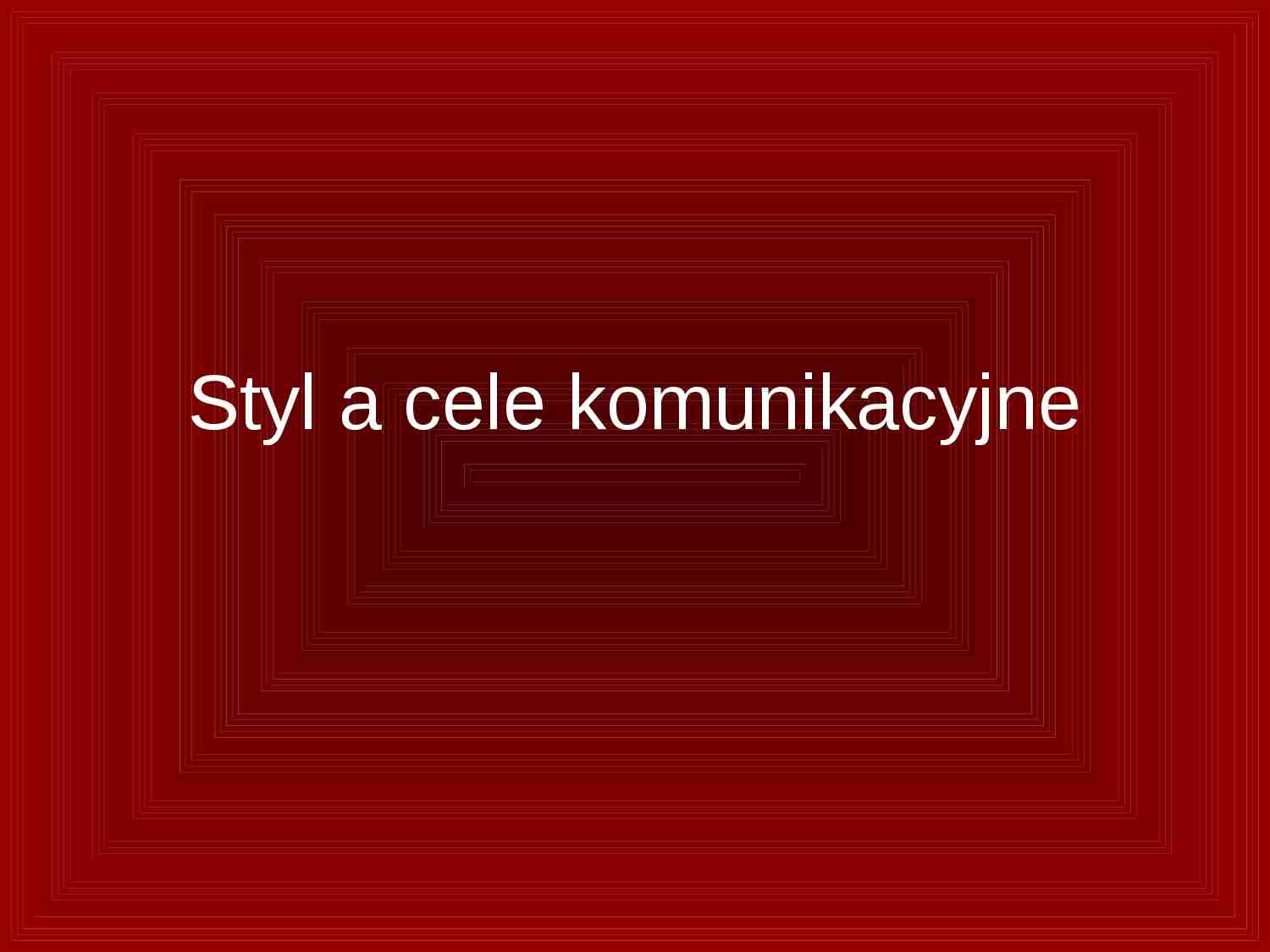 Nauka o komunikowaniu- wykład 12 - strona 1