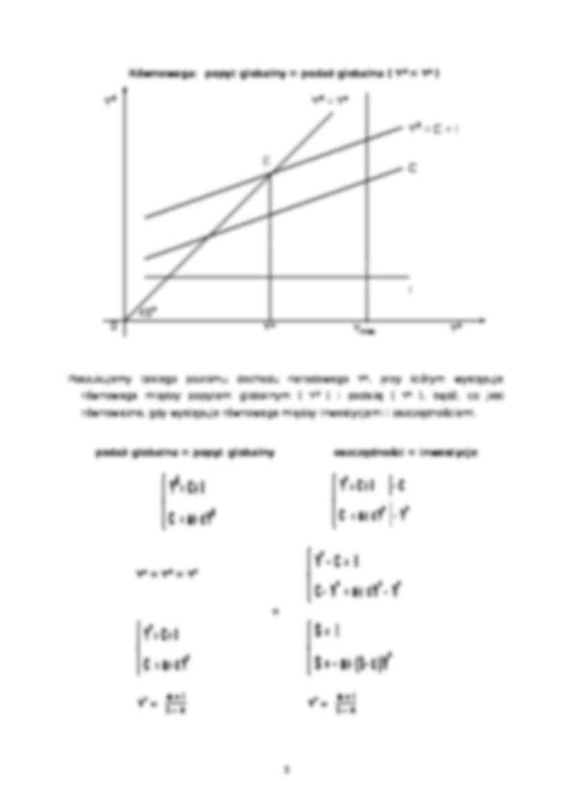 Ekonomia keynesowska - wykład - strona 3