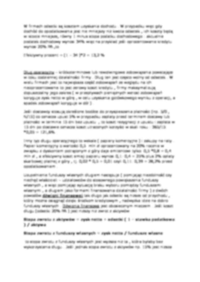 Wykład - analiza wskaźnikowa bilansu - strona 3