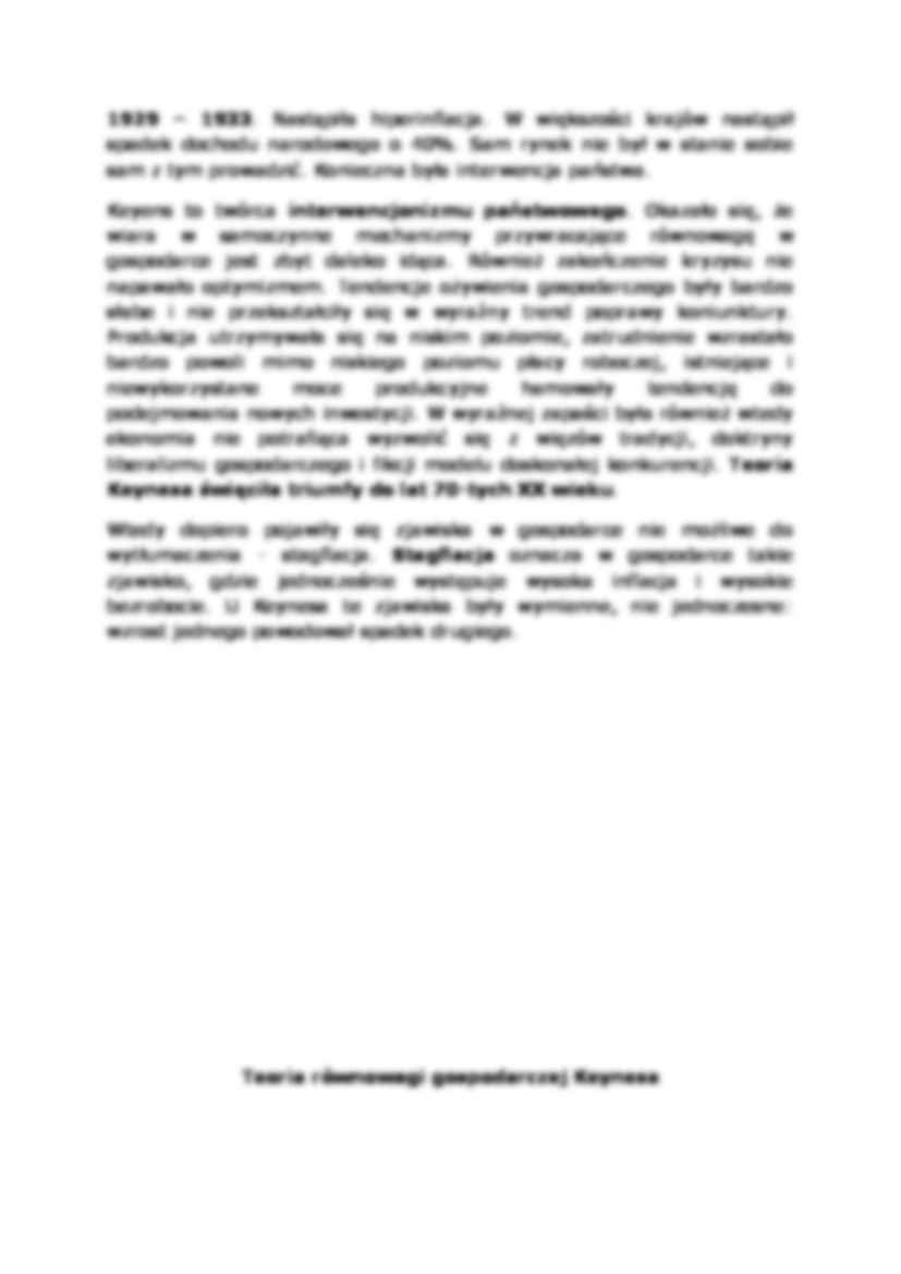 Wykład - John Maynard Keynes - strona 2