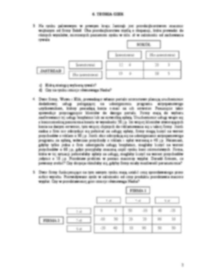 Teoria gier - wykład - strona 2