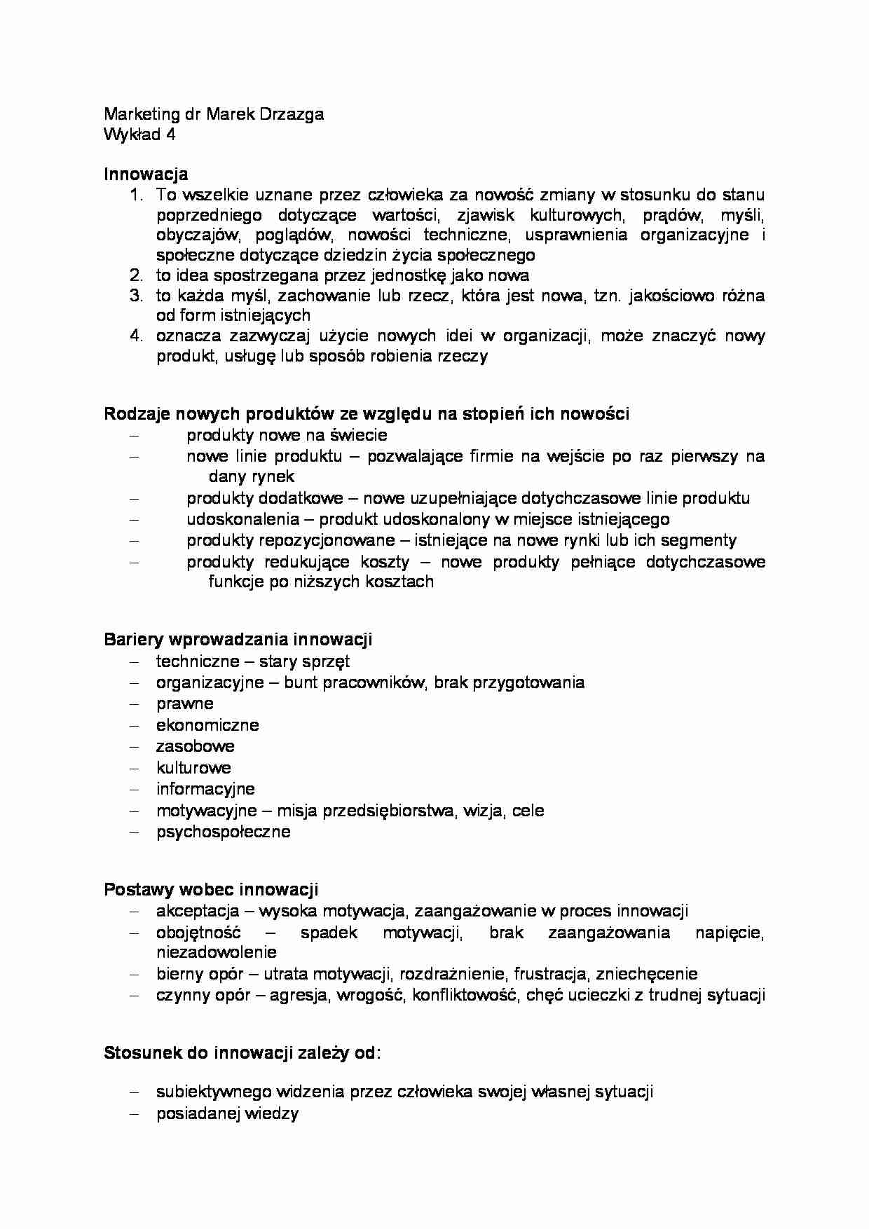 Wykład - Innowacja - strona 1