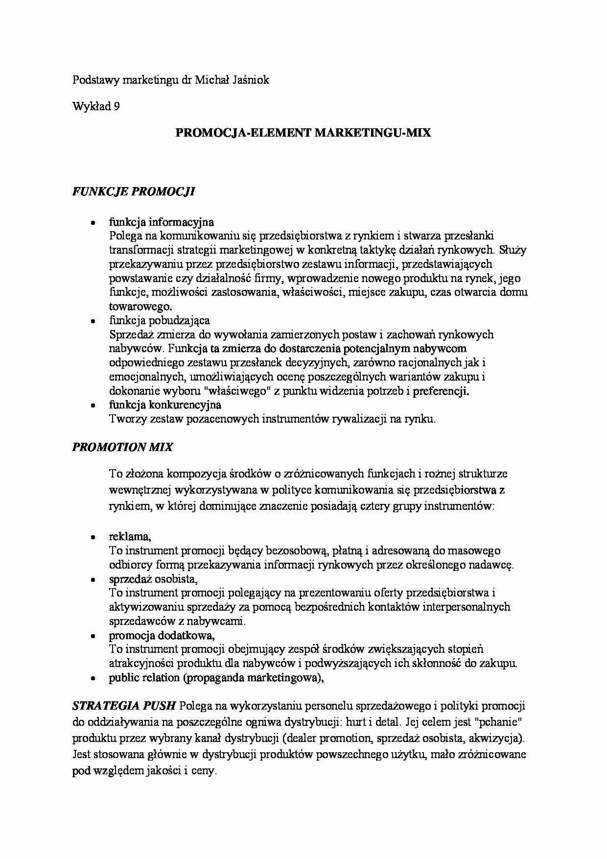 Wykład - promocja - strona 1