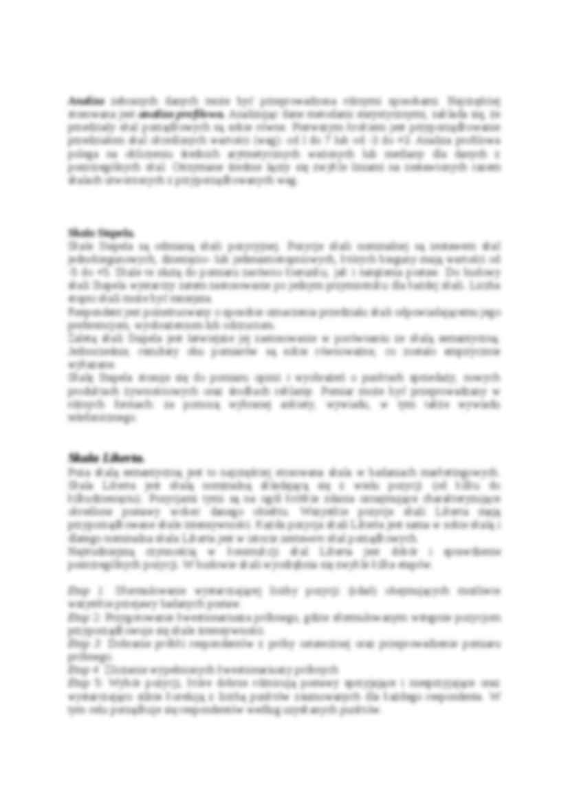 Skale do pomiaru postaw - wykład - strona 3