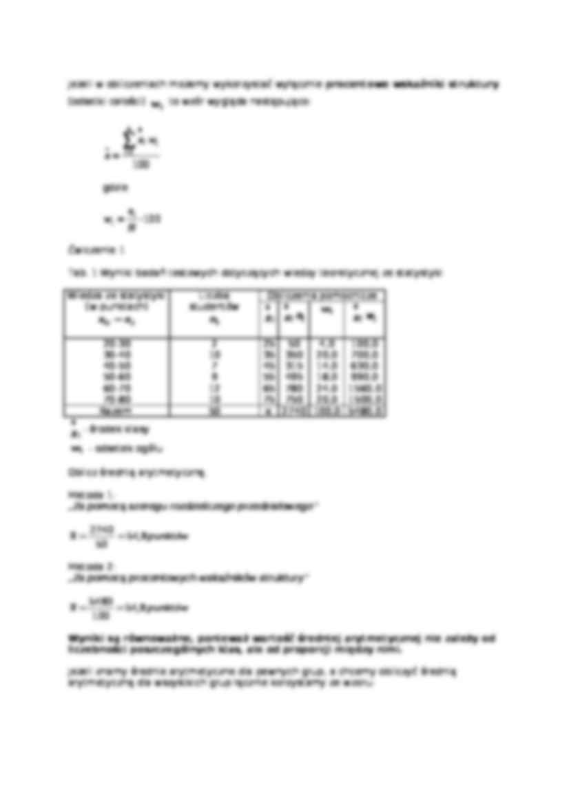 Miary średnie - wykład - strona 2