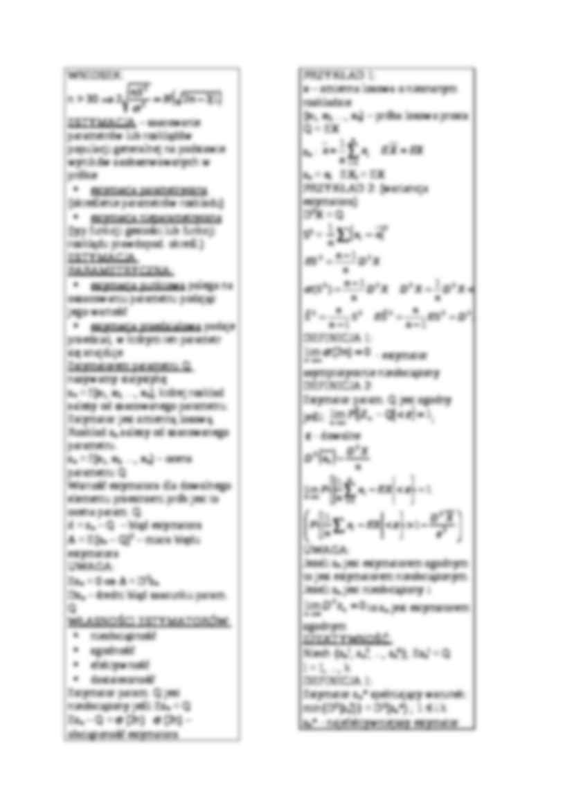 Wnioskowanie statystyczne - wykład - strona 2