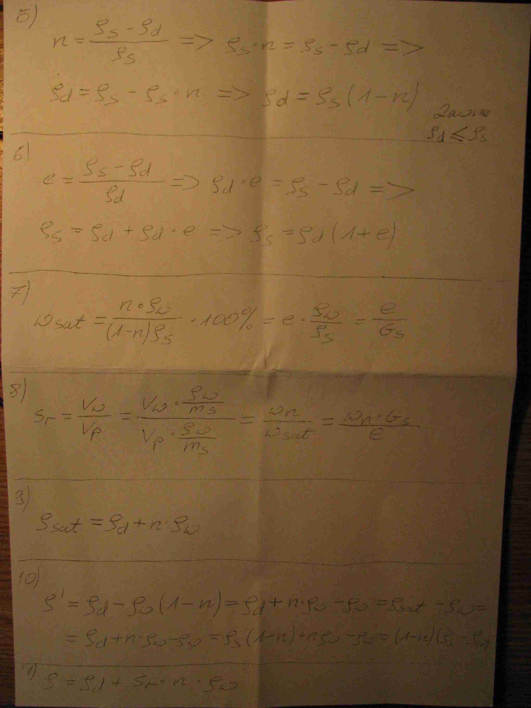 Wzory na egzamin 6, wykład - strona 1