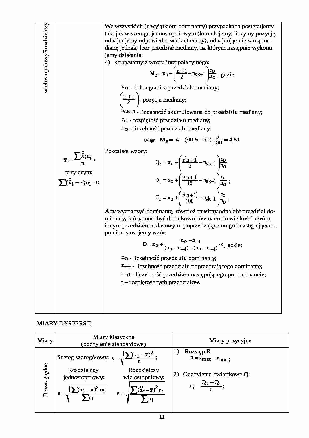 Wykład - Statystyka matematyczna - strona 1