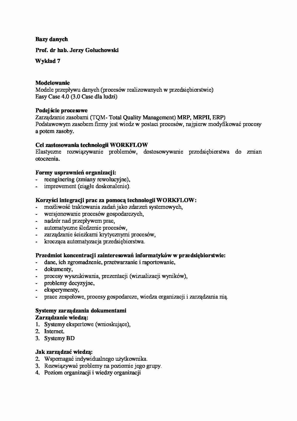 Wykład - Modelowanie - strona 1