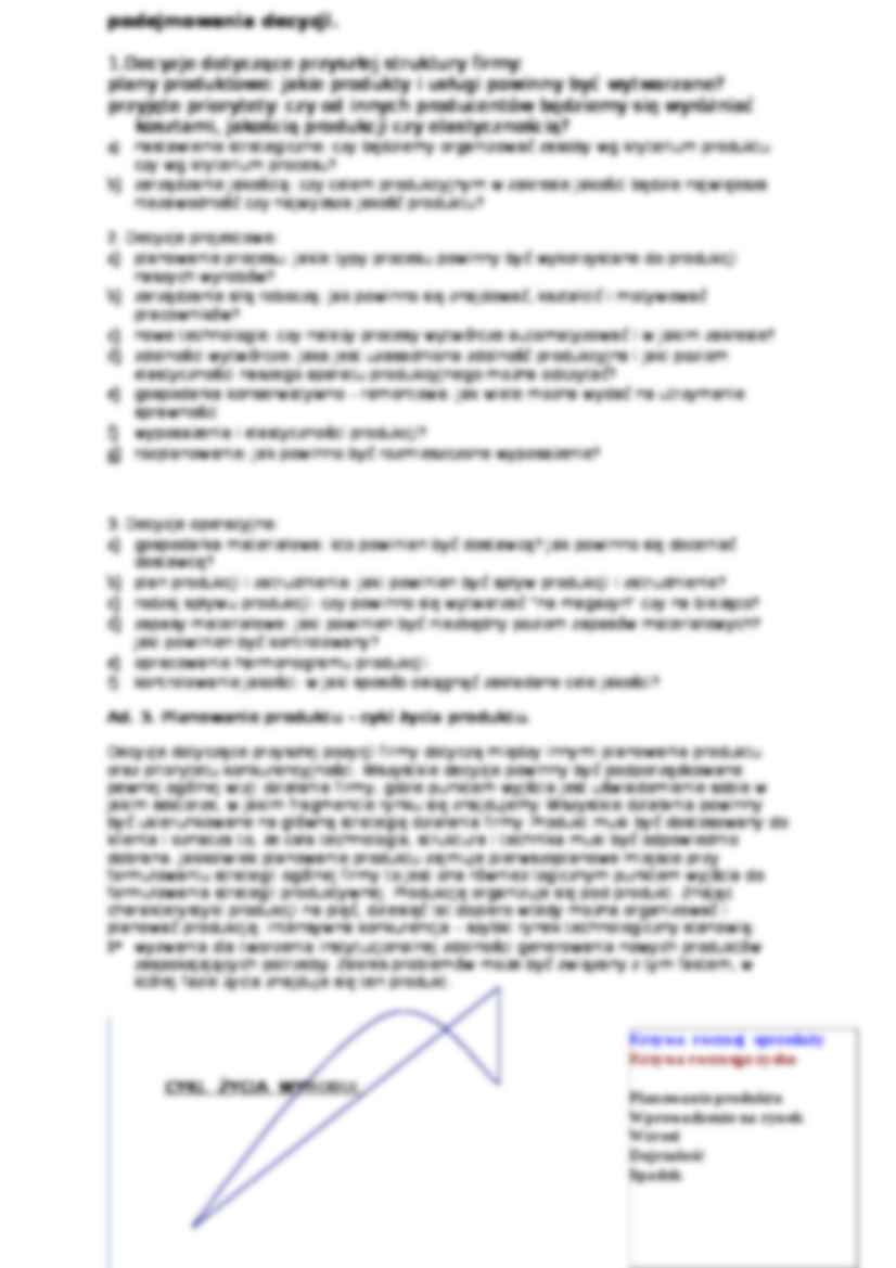 zarządzanie produkcją - zagadnienia - strona 3