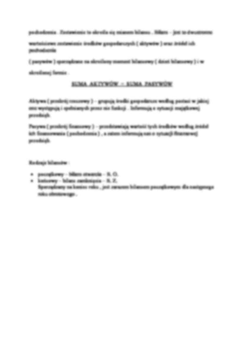 Wykład - Podstawy rachunkowości - strona 2