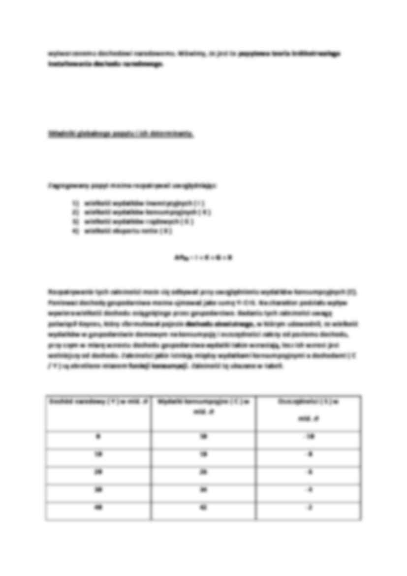 Wykład - Czynniki wzrostu gospodarczego w krótkim okresie czasu - strona 2