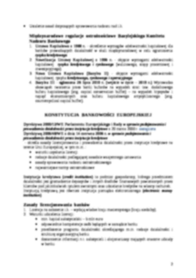Sektor bankowy - wykład - strona 2