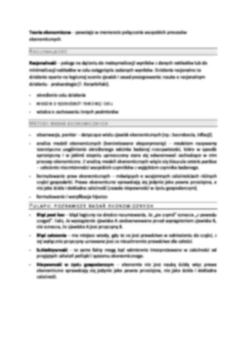 Wykład - Przedmiot makroekonomii - strona 2