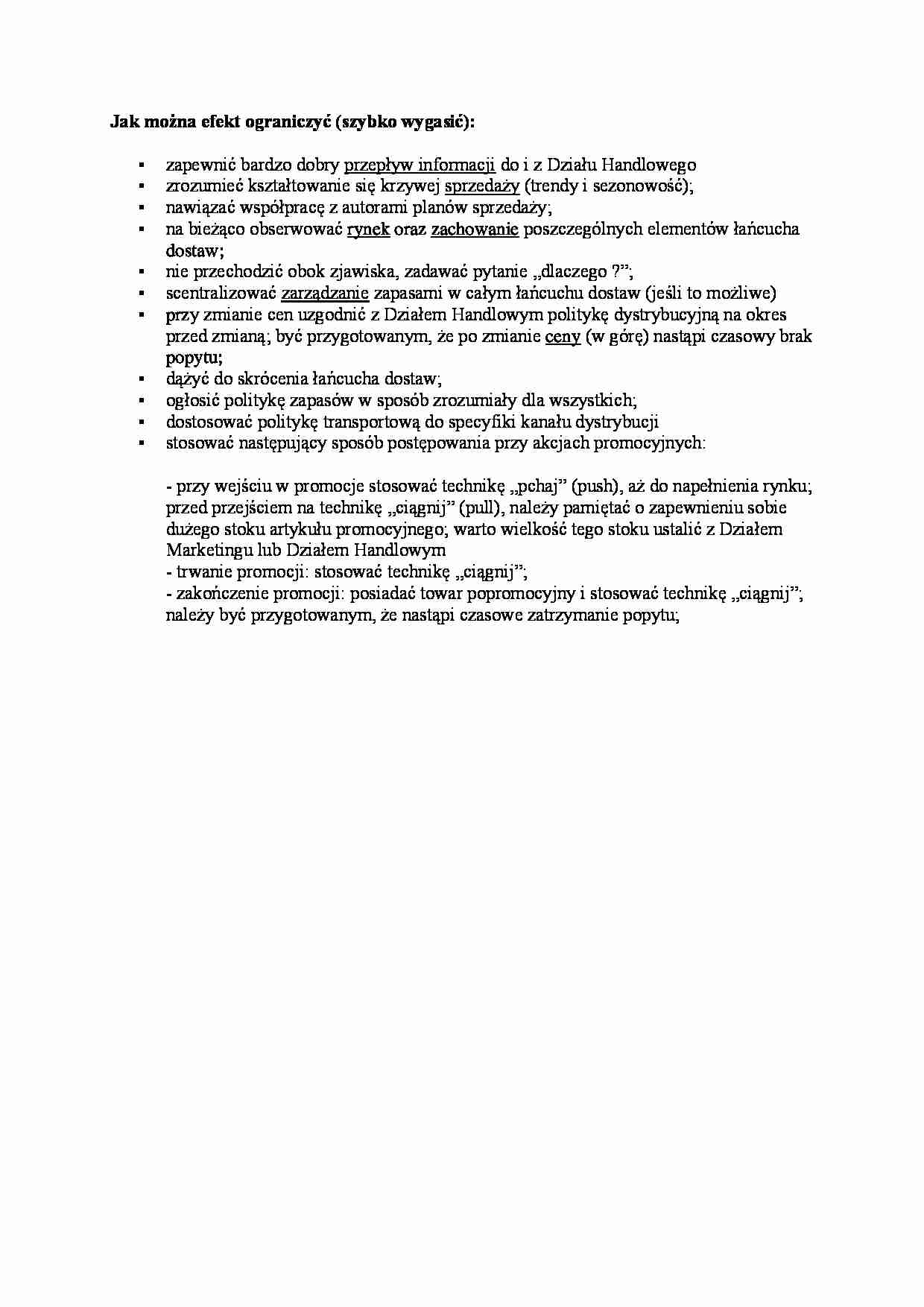Jak można efekt ograniczyć- opracowanie - strona 1
