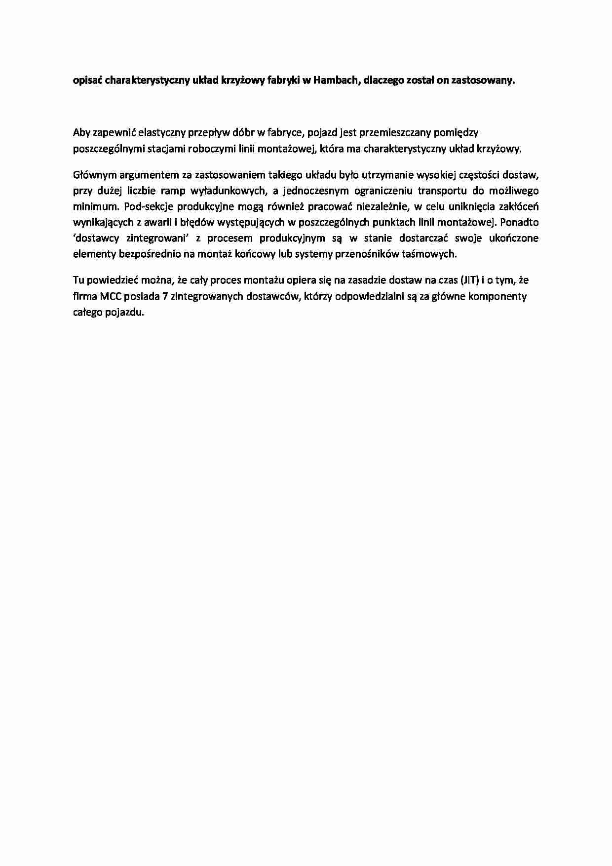 Charakterystyczny układ krzyżowy fabryki w Hambach - wykład - strona 1