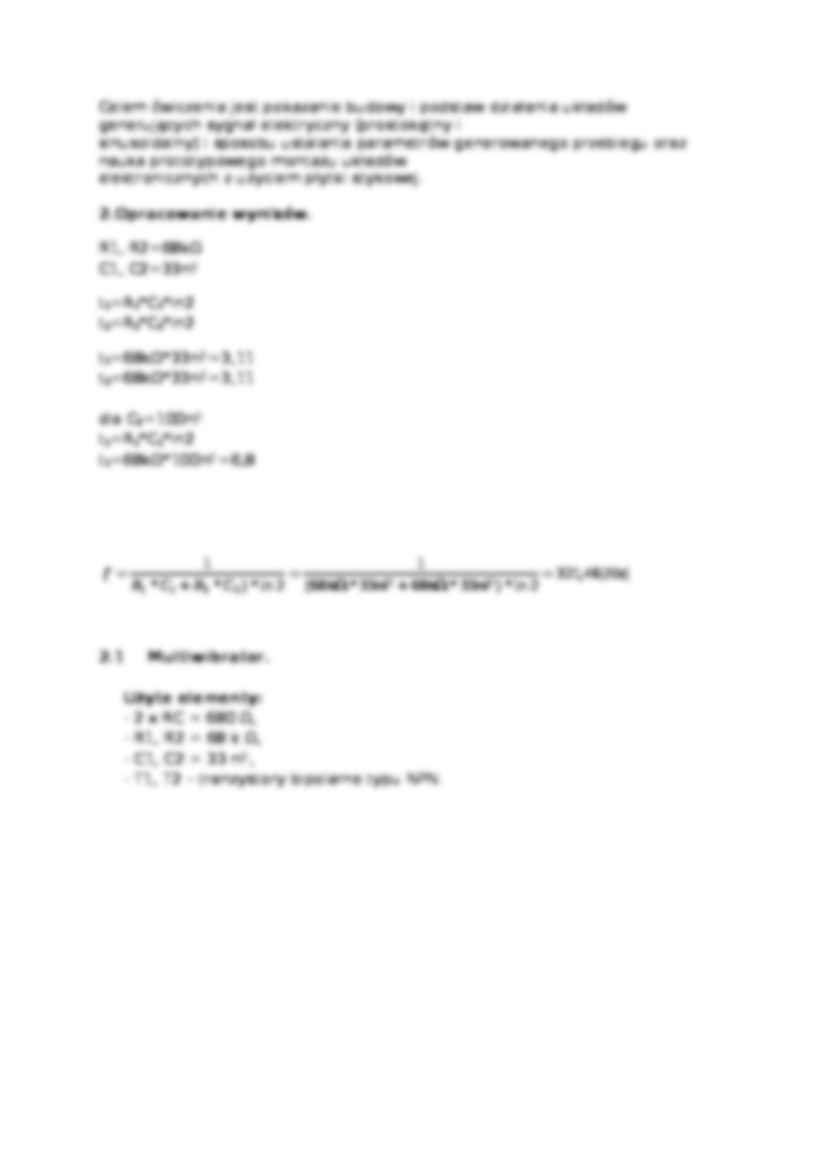 [LABORATORIA] Sprawozdanie podstawowe elementy elektroniki - strona 2