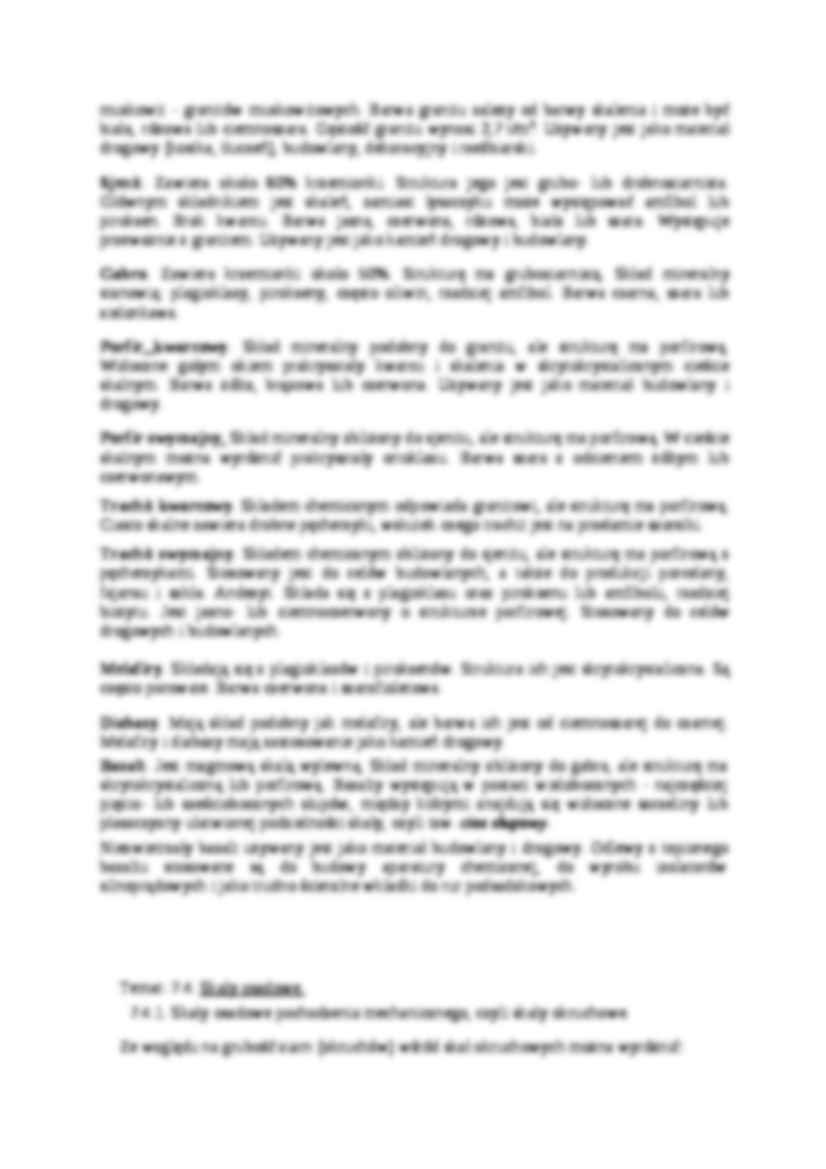 Podstawowe wiadomości z petrografii - wykład - strona 3