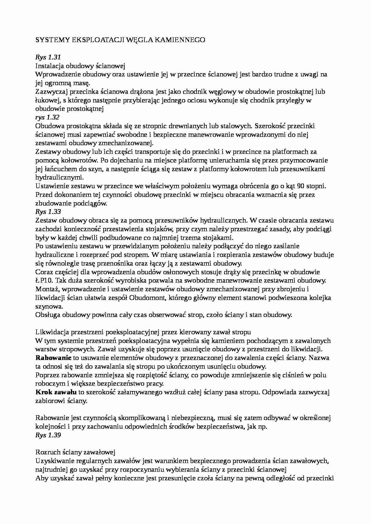 Systemy eksploatacji - wykład - strona 1