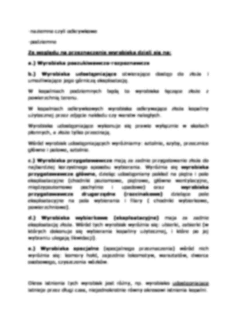 Wykład - Udostępnianie złoża. - strona 3