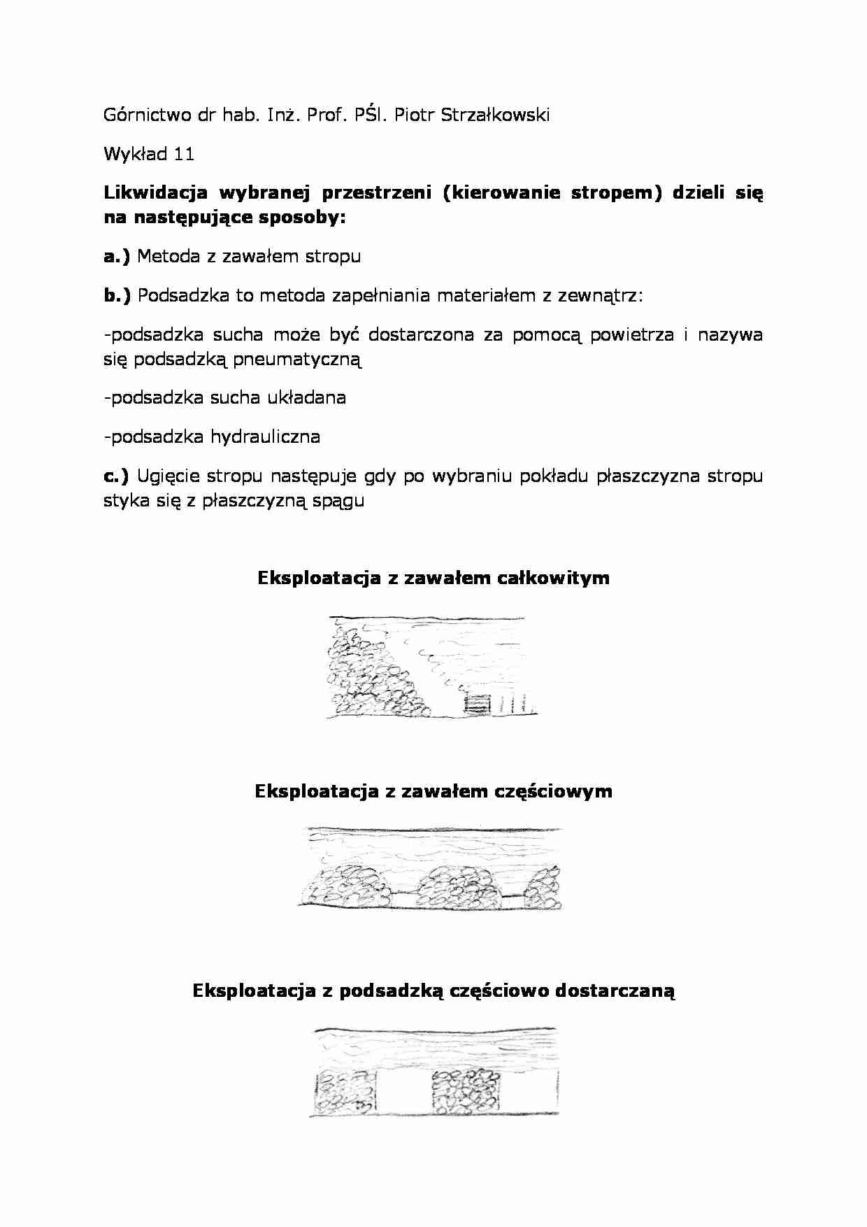 Wykład - Likwidacja wybranej przestrzeni  - strona 1