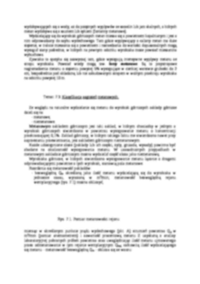 Zagrożenie metanowe i wyrzutami gazów i skał - wykład - strona 2