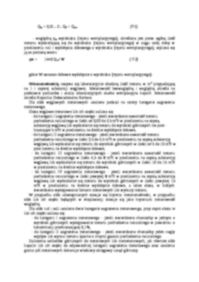 Zagrożenie metanowe i wyrzutami gazów i skał - wykład - strona 3