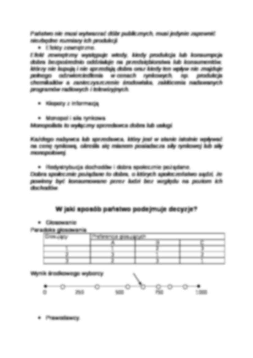 Państwo w gospodarce mieszanej - wykład - strona 2