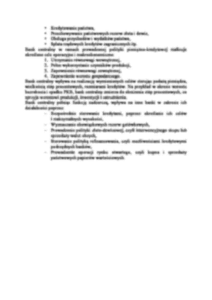 Pieniądz i wspólczesny system bankowy - wykład - strona 3